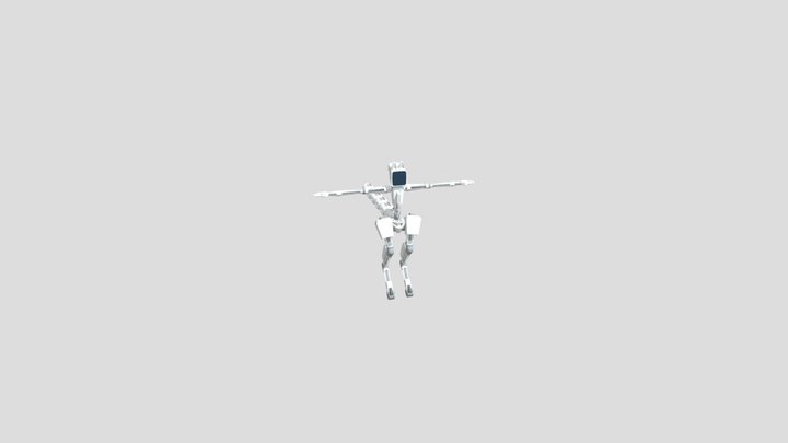 Runner Robot 3D Model