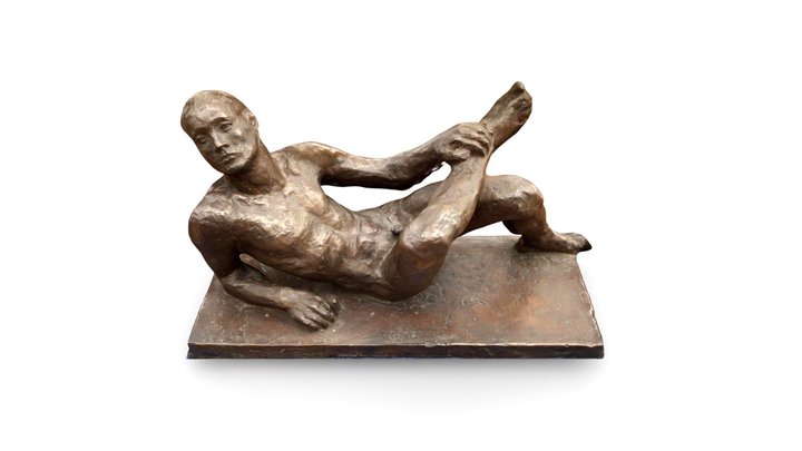 Bronce sculpture “Ruhender Athlet”, Georg Kolbe 3D Model