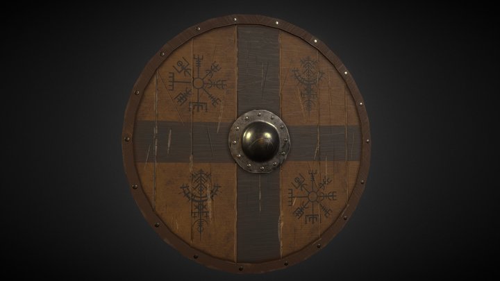 VikingShield 3D Model