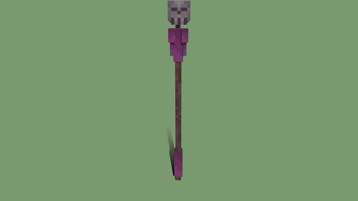 Staff 3D Model