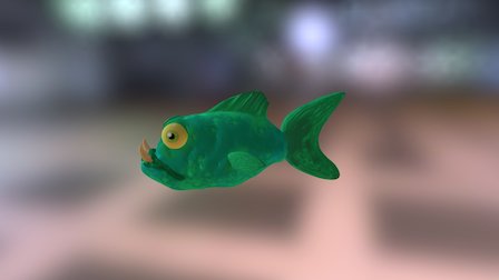 Creepy Fish 3D Model
