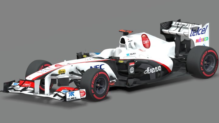 2011 Sauber C30 – Free 3D Model STL