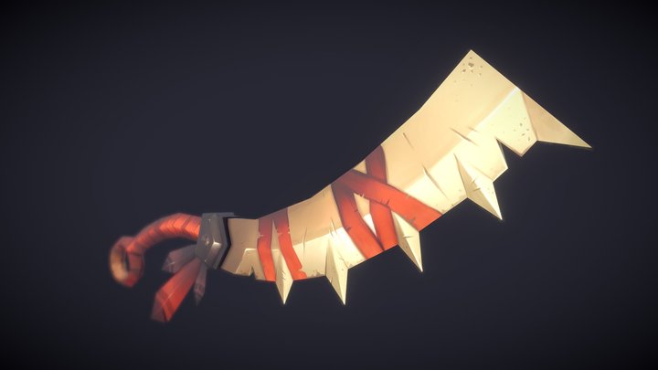The Donkey's Jawbone 3D Model