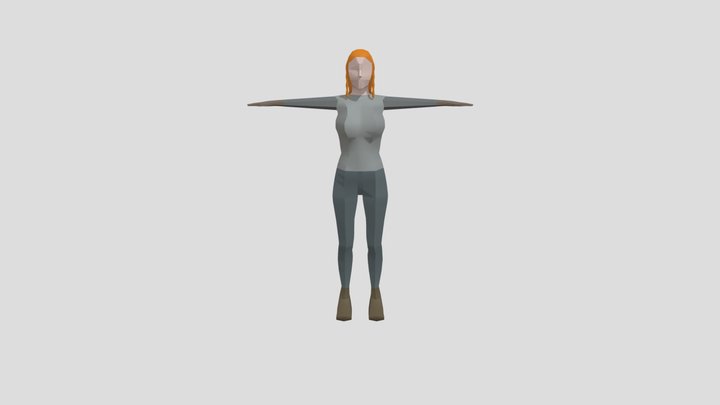 Shieldmaiden - Idle 3D Model