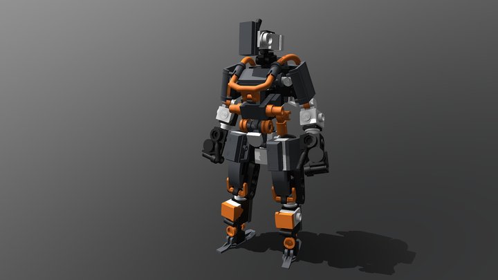 Lego mecha 3D Model