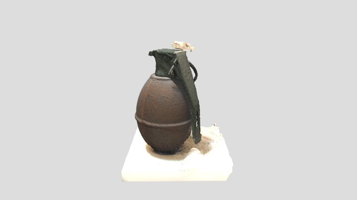 Hand Grenade 3D Model