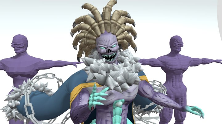 Mad king of dark world - Yu-Gi-Oh! Universe 3D Model