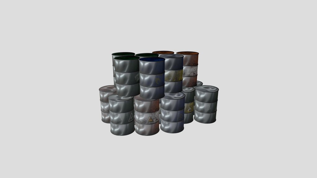 Oil Barrels Realestic