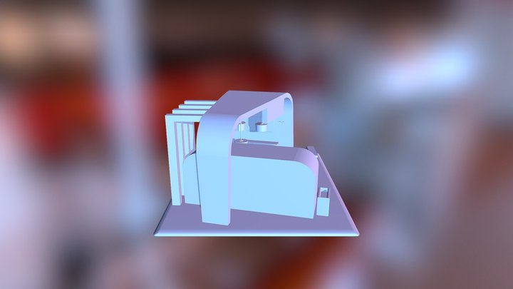 Booth Design 3D Model 3D Model