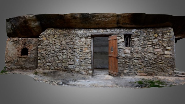 Casa Cueva La Muda (Bicorp, València) 3D Model