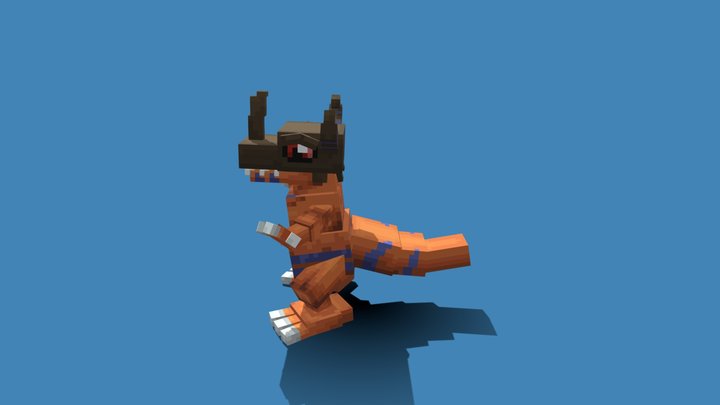 Greymon 3D Model