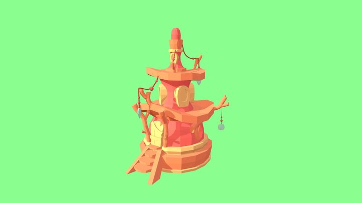 Fantasy House ◉◡◉ 3D Model