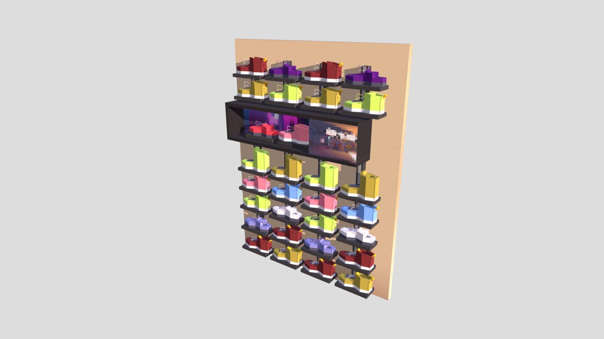 Shoes display 3D model by NomadStudios [77c8ee4] Sketchfab