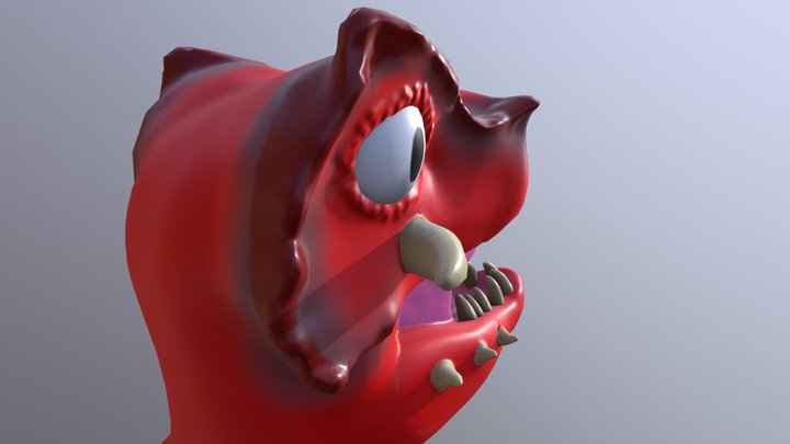 PPD Rexxy Skylanders Style 3D Model