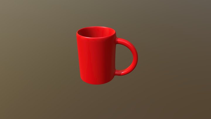 Stylized Coffee Mug – Free 3D Model STL
