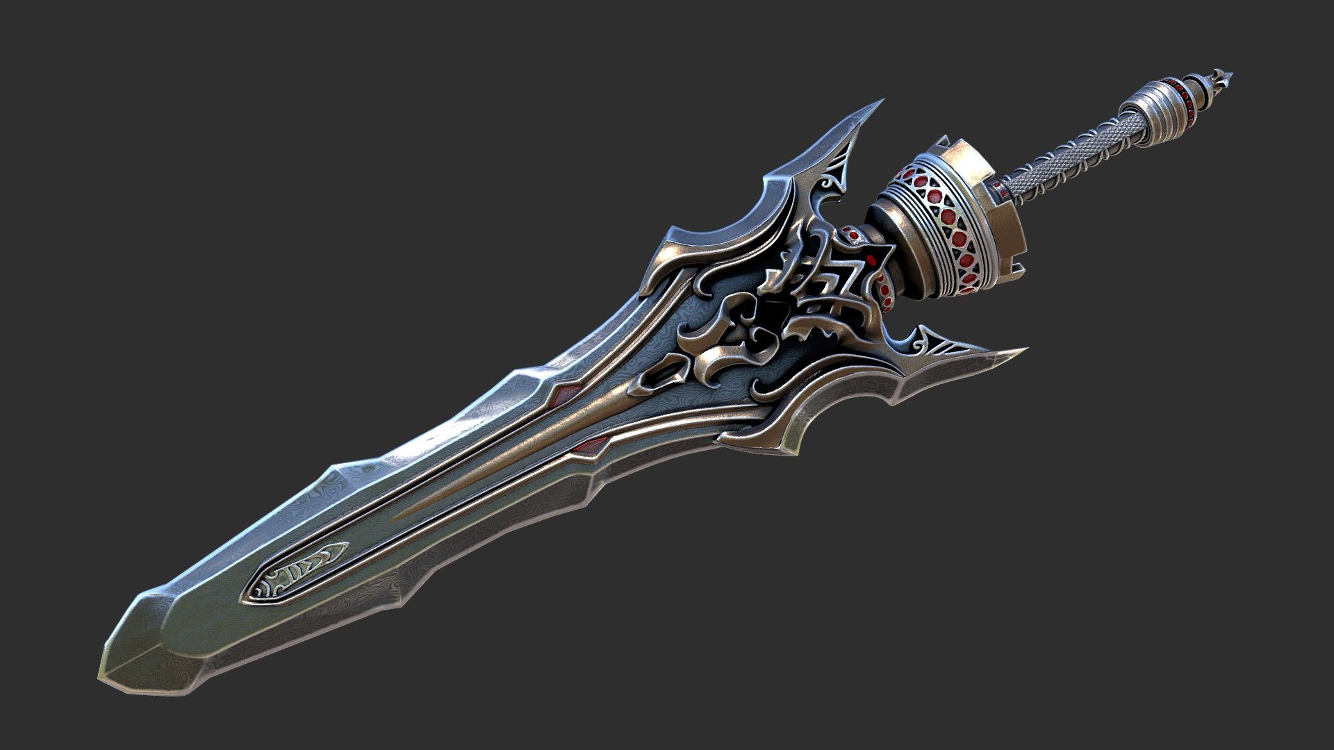 Imperial_sword - 3D model by Nicu_Tepes_Vulpe [77ca3c2] - Sketchfab