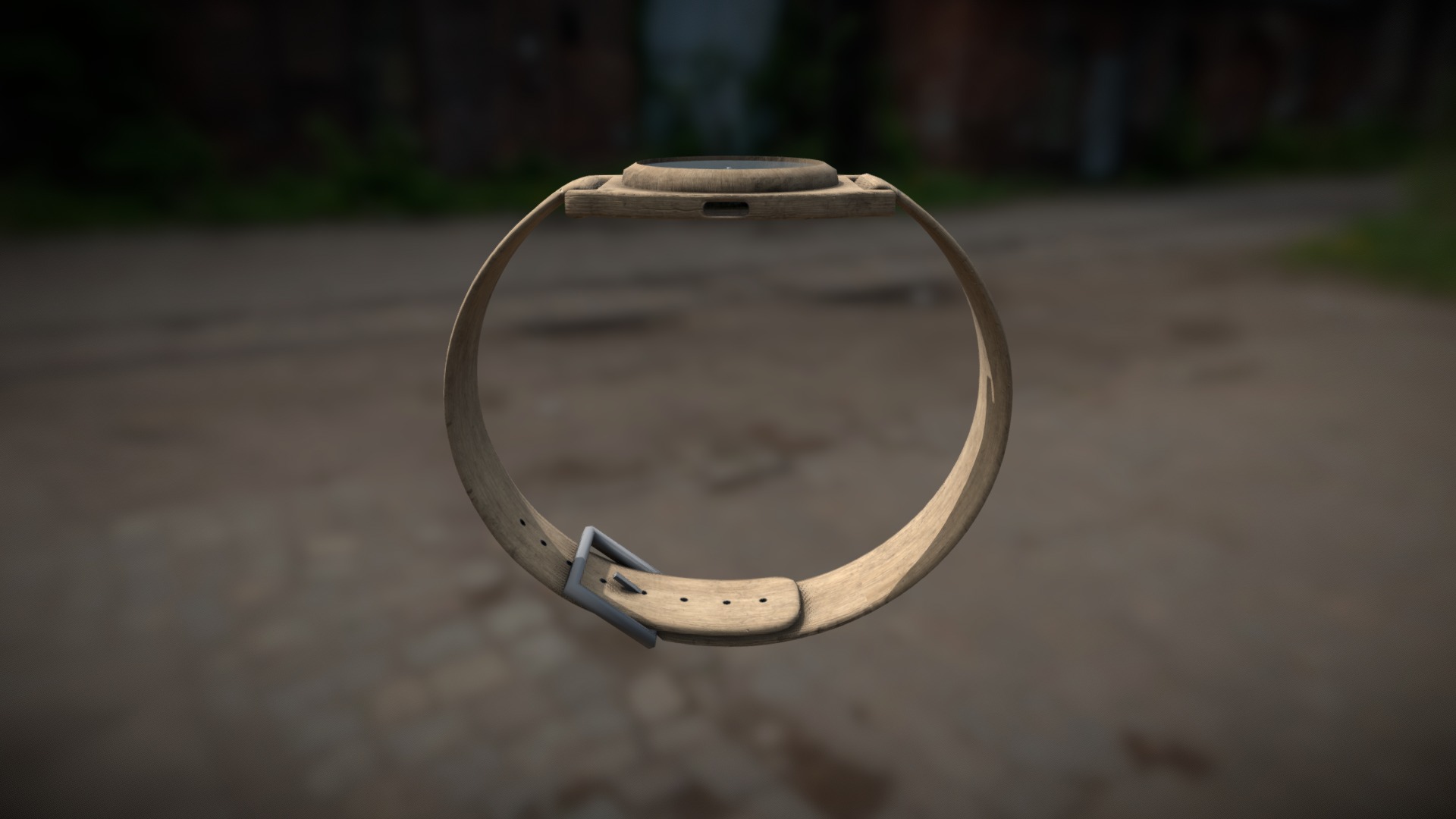 3D model Watch 2 - This is a 3D model of the Watch 2. The 3D model is about a ring on a surface.
