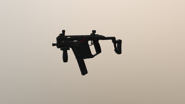 weapon Vector 3D Model