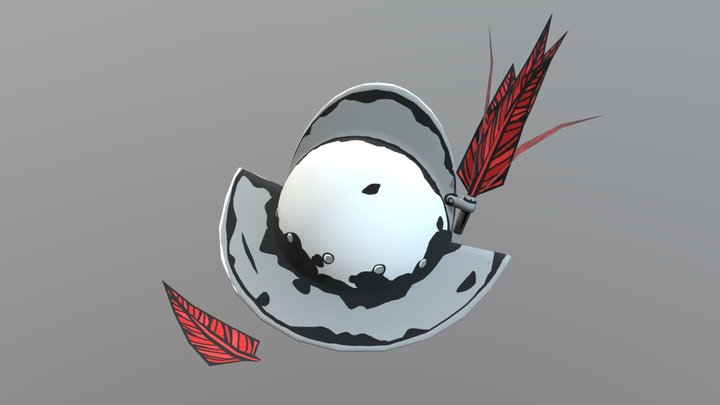 Spanish comb morion with plume – Modèle 3D gratuit STL