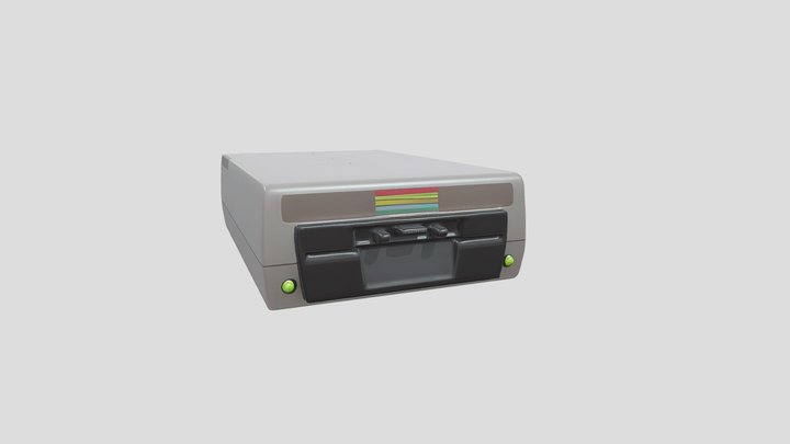 Commodore 64 Style Disk Drive – Modello 3D gratuito STL