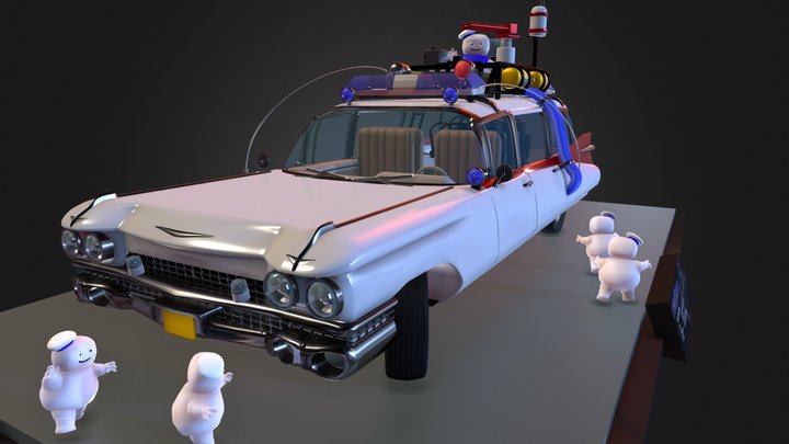 Ecto-1 3D Model