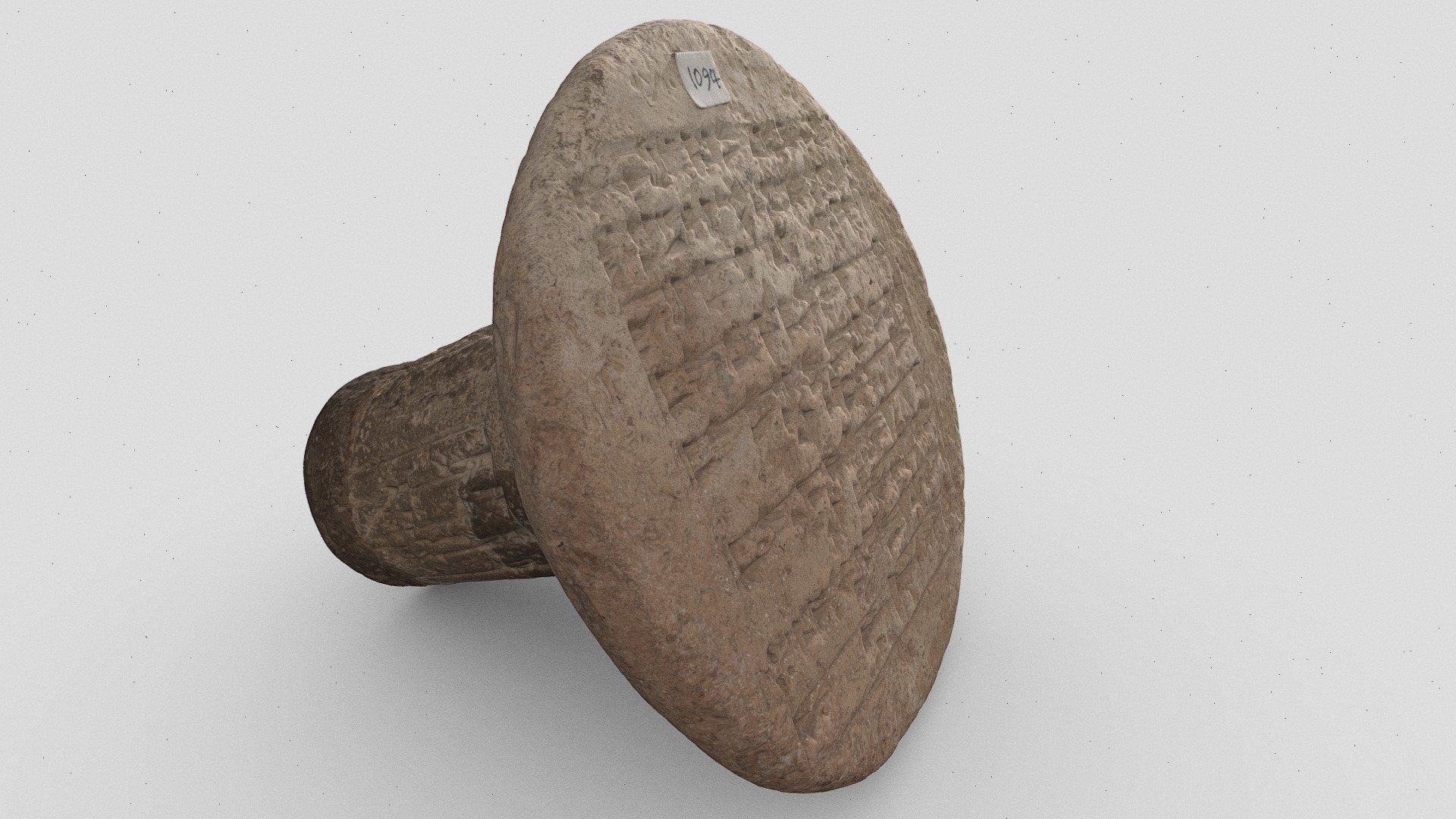 Nail of Enlil-Bani (Cuneiform 1094) - 3D model by The John Rylands ...