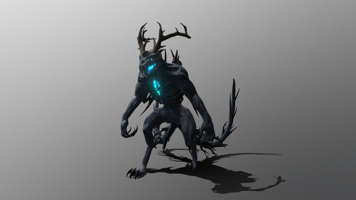 Dark Forest Demon 3D Model