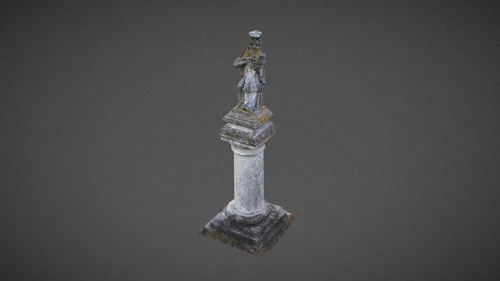 Statua św. Jana Nepomucena 3D Model