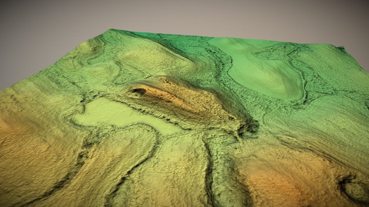 Noliškio piliakalnis (Lithuania) – Gratis 3D-model STL