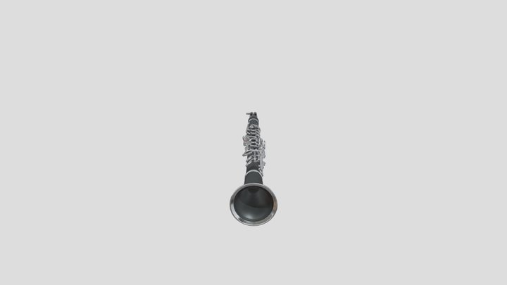 Clarinet instrument 3D Model