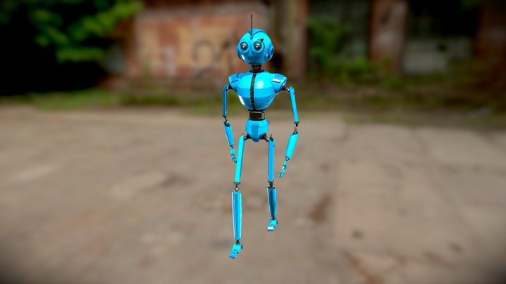 Robot Domestico 3D Model