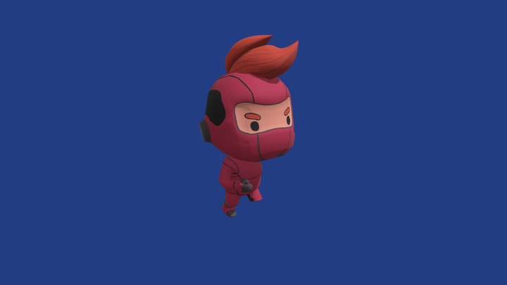 Corrida_ Personagem 3D Model