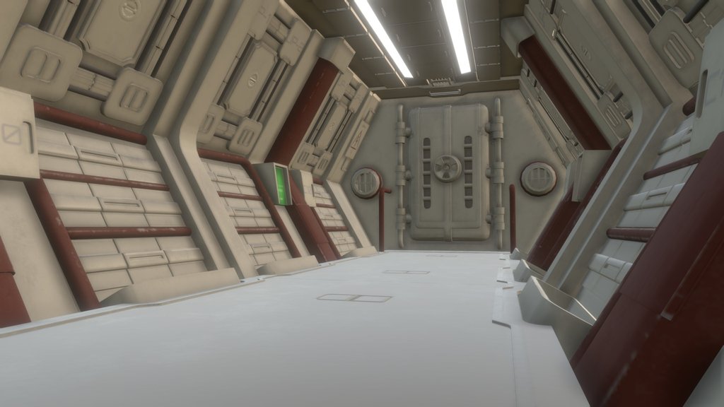 Sci-fi corridor
