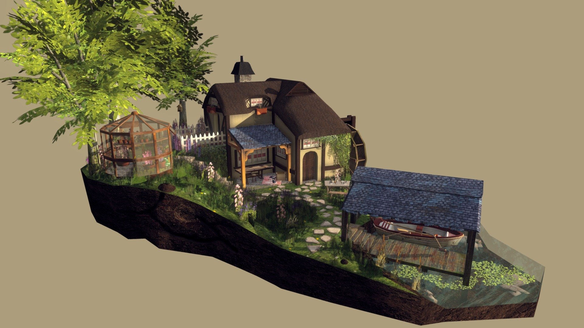 The Griffith's Homestead - Diorama 3D1