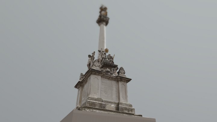 Pestsaeule (Plague Pillar) in Horn, Austria 3D Model