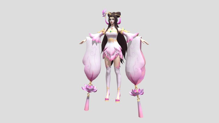 DiaoChan_Honor of Kings 3D Model