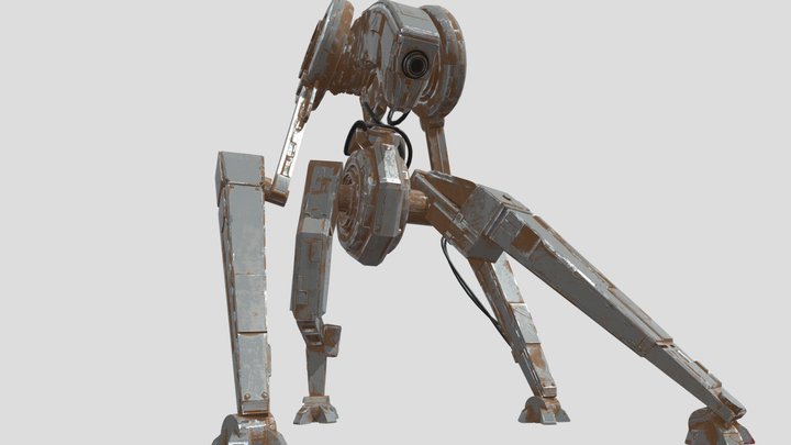 Quadruped Robot 3D Model