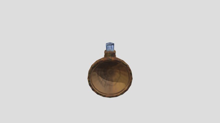 Wooden Blaster Gun 3D Model