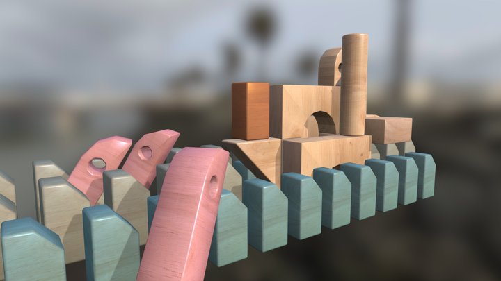 Ship Unit Block Scene 3D Model