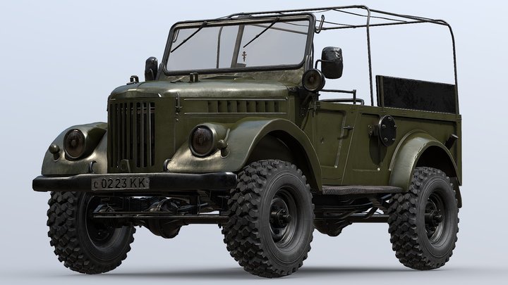 GAZ-69 Soviet four-wheel drive off-road vehicle