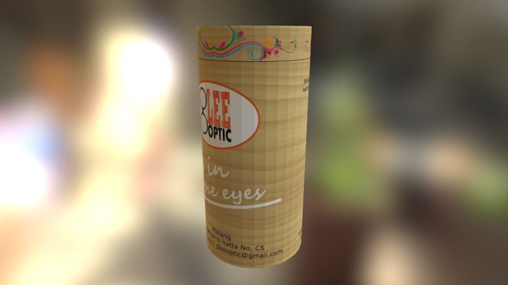 Packaging Design Kacamata 3D Model