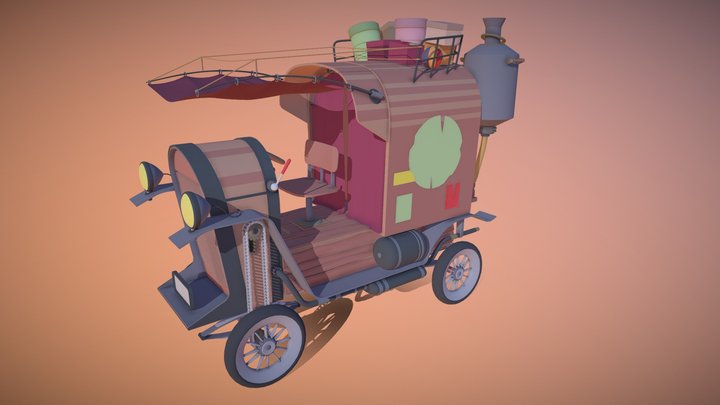 El coche (Draft) 3D Model