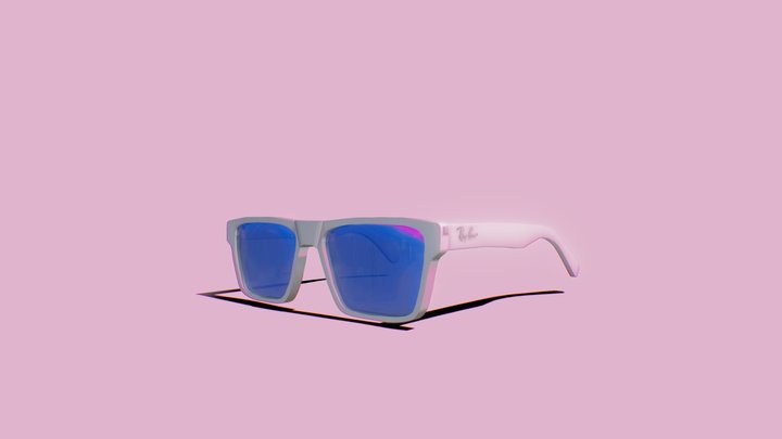 Sun Glasses low poly 3D Model