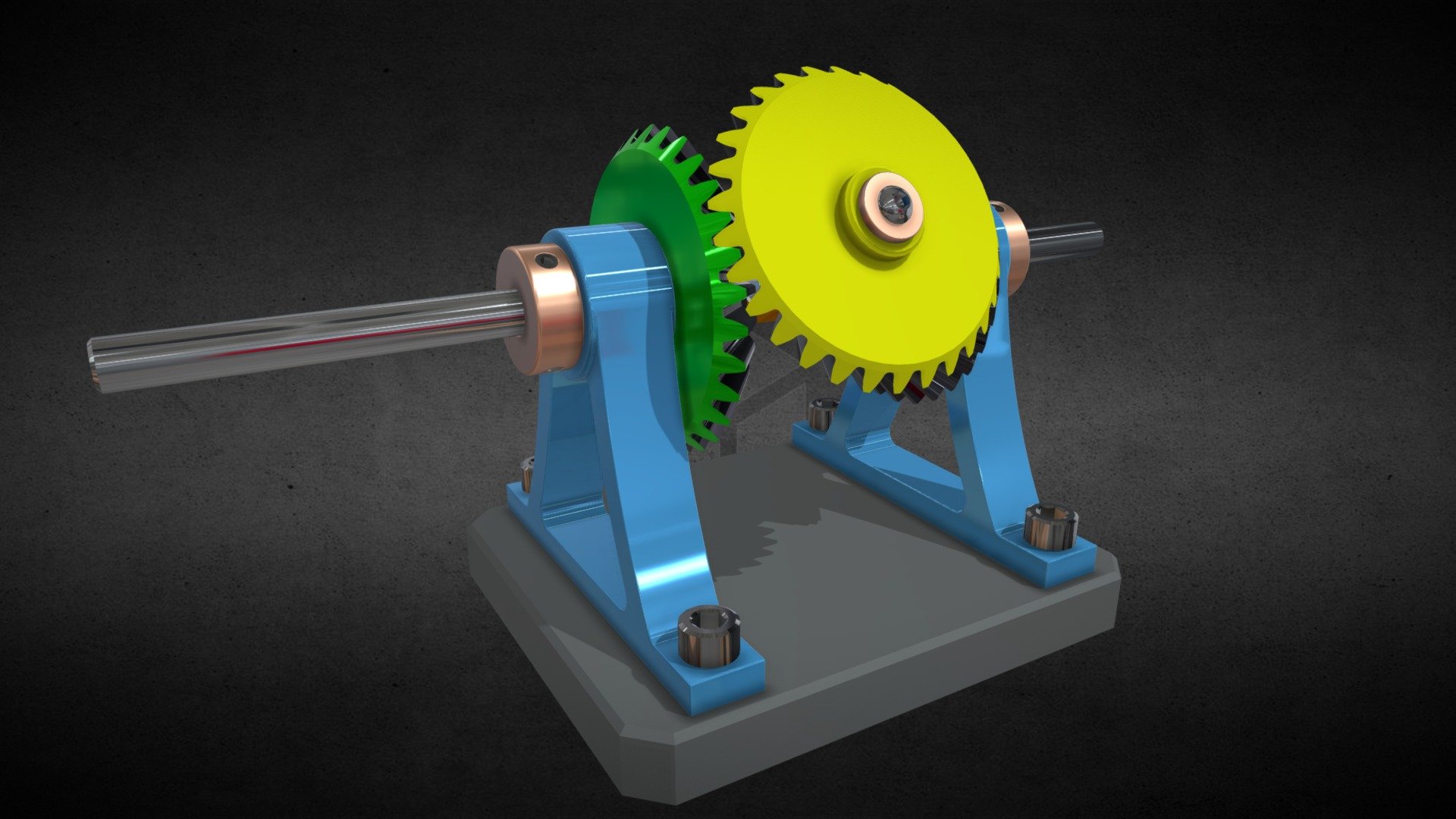 Bevel Gears Reducer Mechanism
