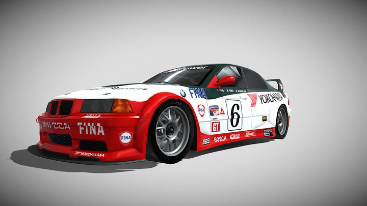 BMW Racing Car 3D Model | (Free) 3D Model