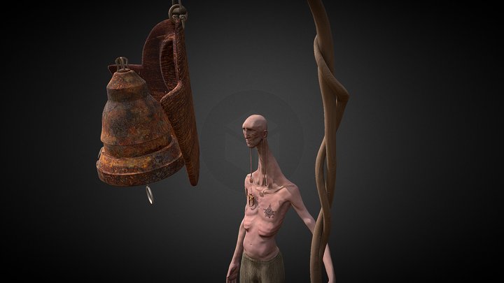 Monk 3D Model