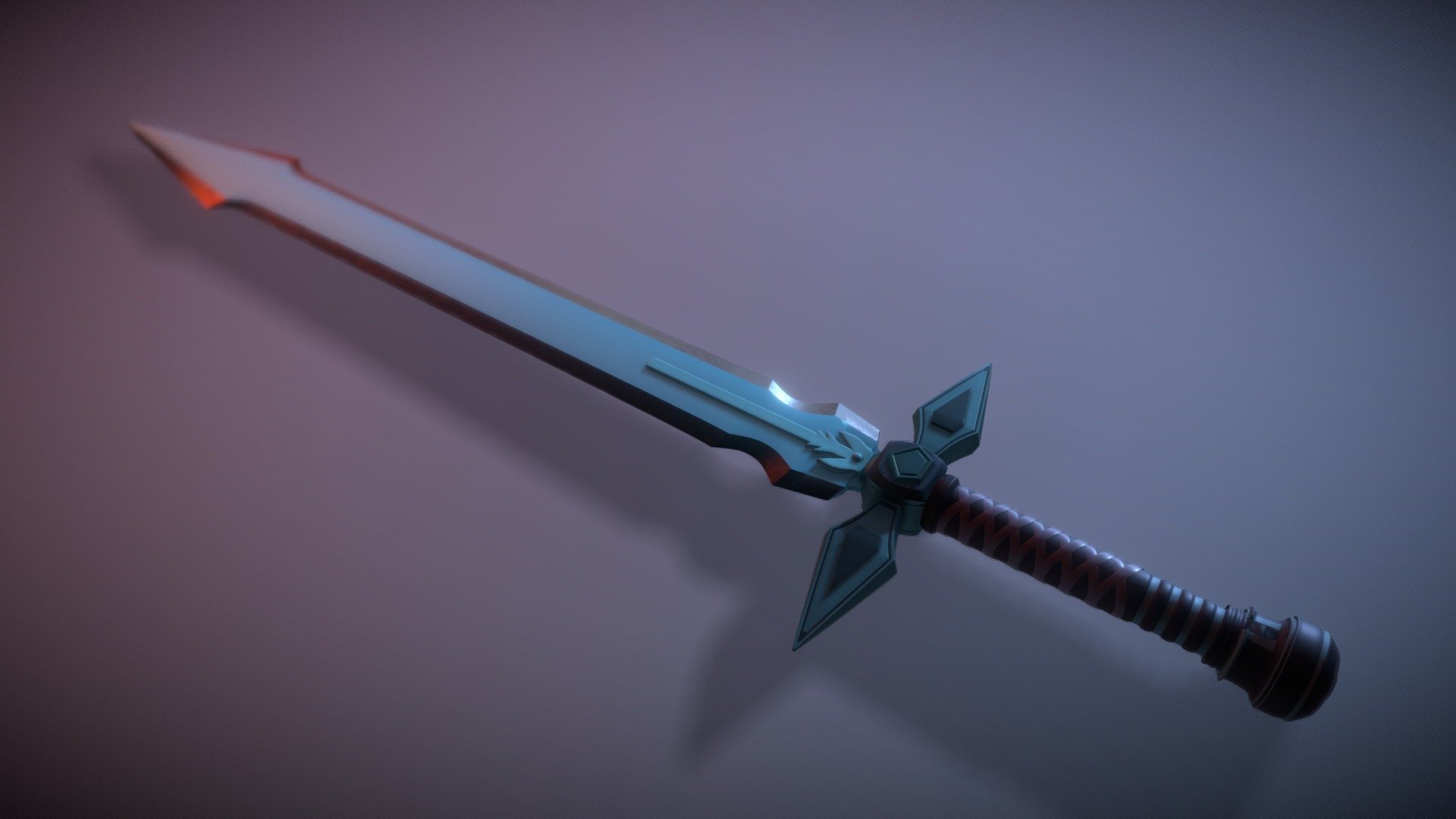 Kirito's Dark Repulser - Download Free 3D model by Astrien [77d42b3 ...