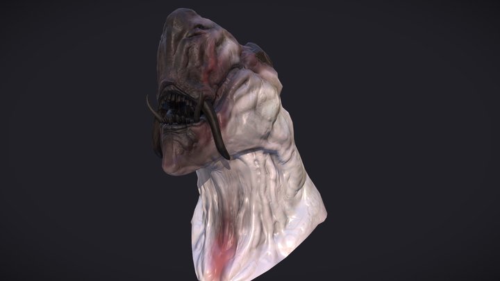 Creature bust 3D Model