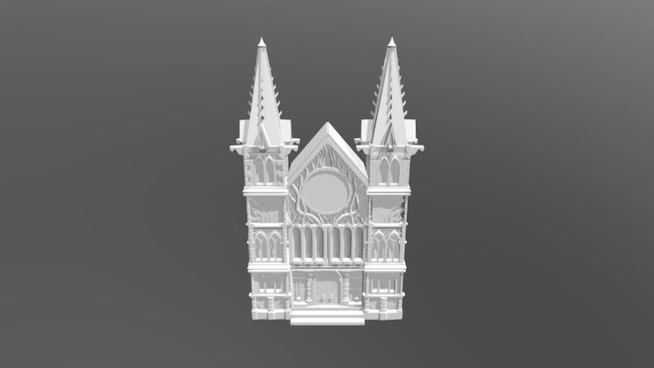 facade_eglise 3D Model