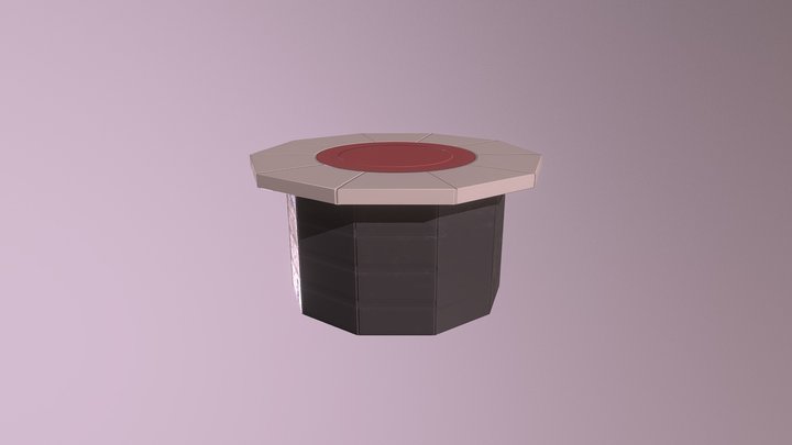 SciFi_Table 3D Model